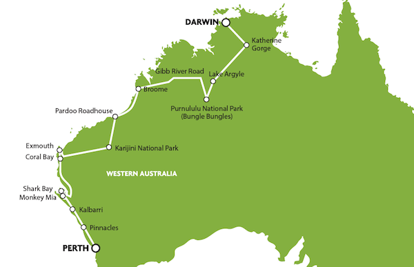 19 Tage Campingtour von Perth nach Adelaide
