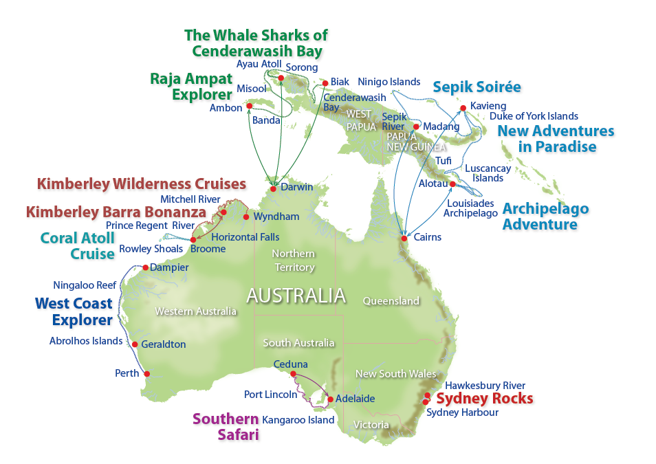 True North Cruise Map
